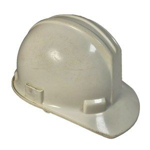 Vintage Bullard Hard Boiled Hard Hat Model 5100 with Suspension Liner - White